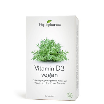 Phytopharma Vitamin D3 vegan Tabletten