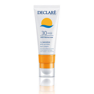 Declaré Sun Sensitive Anti-Wrinkle Sun Cream SPF30 (+ Lipstick) Anti-Sonnenfältchen Creme