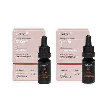 Biokern Energy Boost Duet B-Kern Vitamin B Complex & D-Kern Vitamin D3 2x10 ml